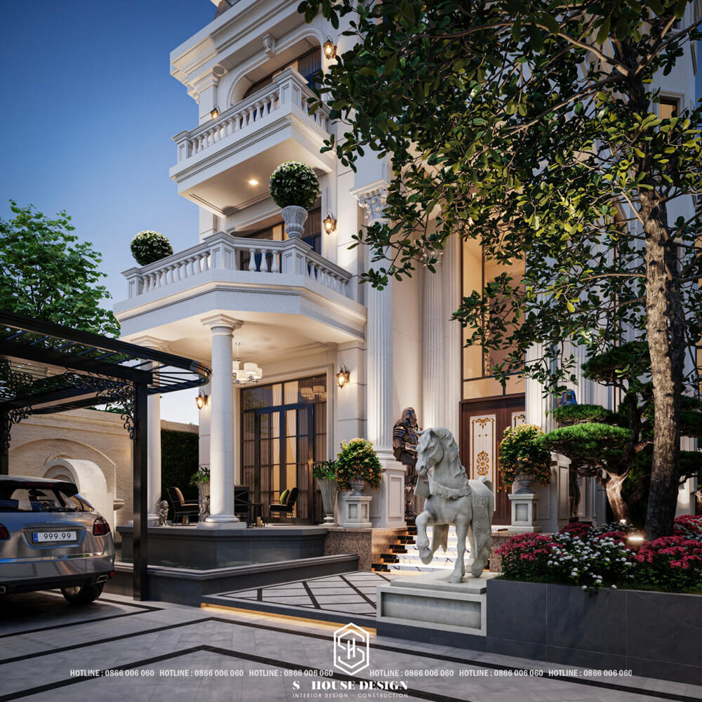 Thiết kế biệt thự phong cách nhẹ nhàng tại Nha Trang